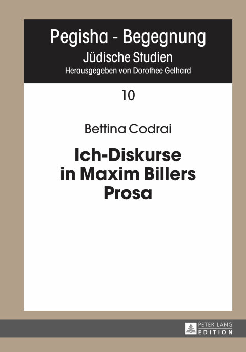 Cover image for book Ich-Diskurse in Maxim Billers Prosa