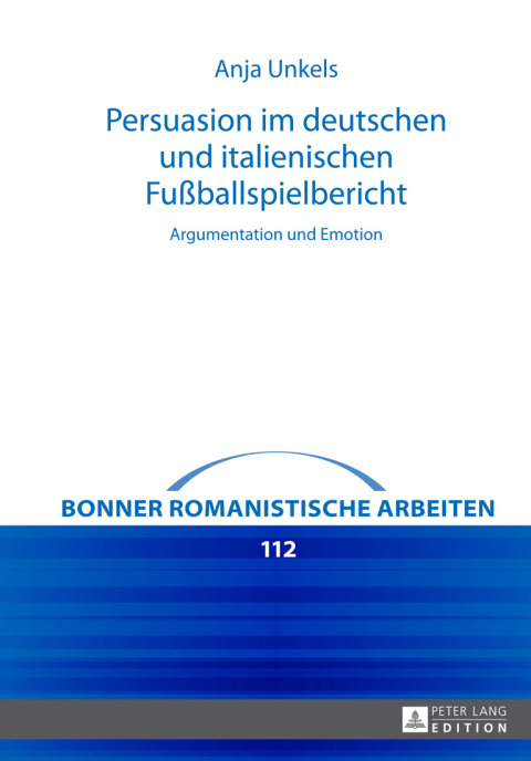 Cover image for book Persuasion im deutschen und italienischen Fußballspielbericht
