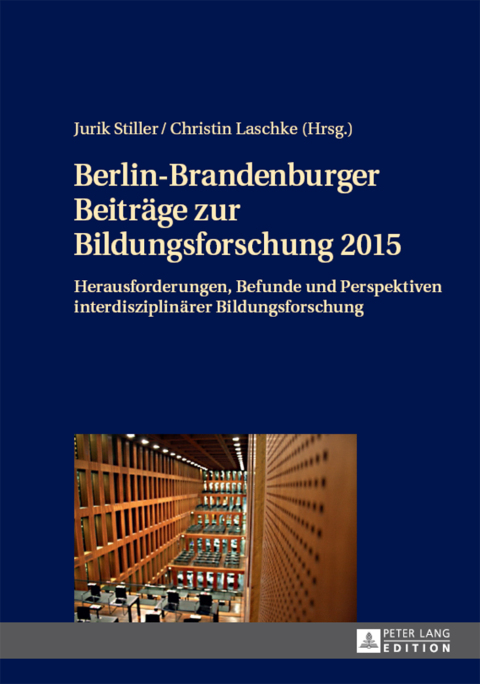 Cover image for book Berlin-Brandenburger Beitraege zur Bildungsforschung 2015