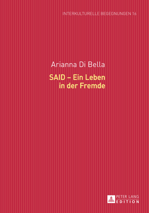 Cover image for book SAID – Ein Leben in der Fremde