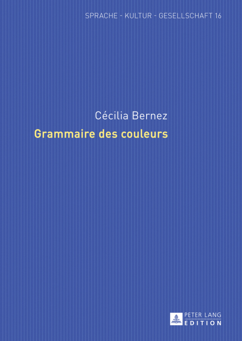 Cover image for book Grammaire des couleurs
