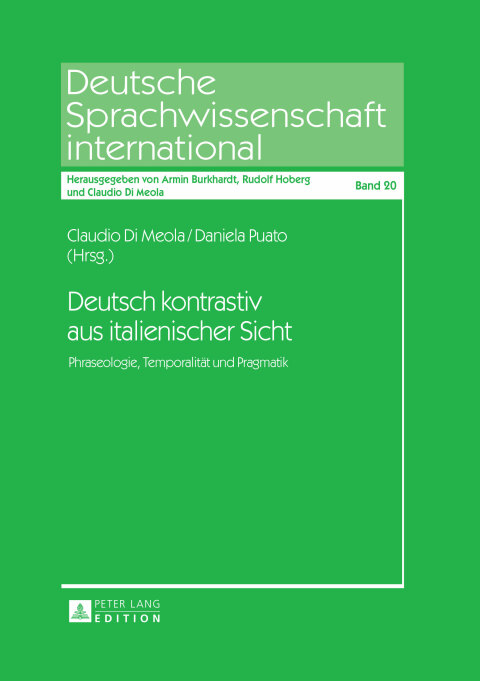 Cover image for book Deutsch kontrastiv aus italienischer Sicht