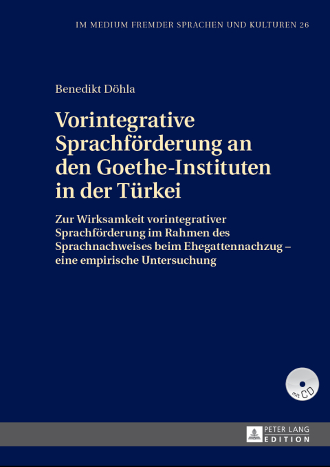 Cover image for book Vorintegrative Sprachfoerderung an den Goethe-Instituten in der Tuerkei