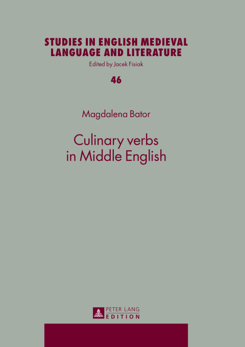 Cover image for book Culinary verbs in Middle English