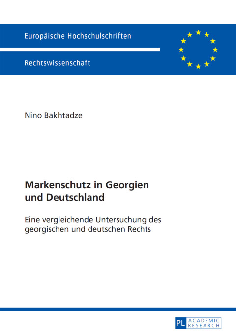 Cover image for book Markenschutz in Georgien und Deutschland