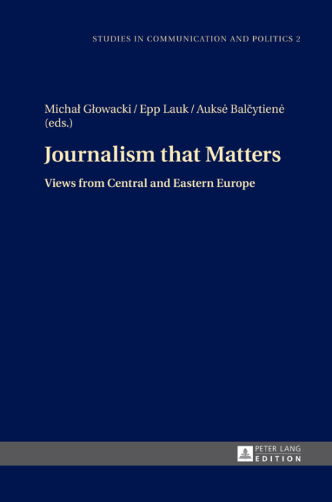 Cover image for book Journalism that Matters
