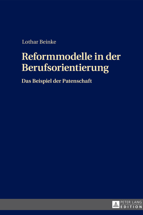 Cover image for book Reformmodelle in der Berufsorientierung