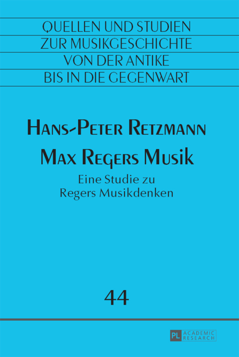 Cover image for book Max Regers Musik