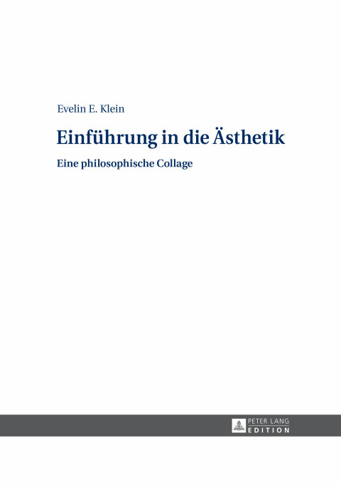 Cover image for book Einfuehrung in die Aesthetik
