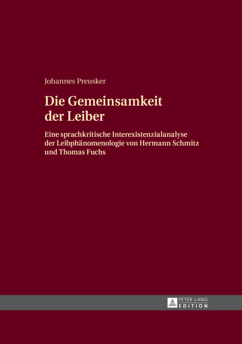 Cover image for book Die Gemeinsamkeit der Leiber