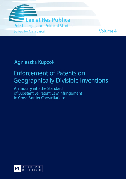 Cover image for book Enforcement of Patents on Geographically Divisible Inventions
