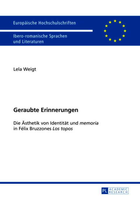 Cover image for book Geraubte Erinnerungen