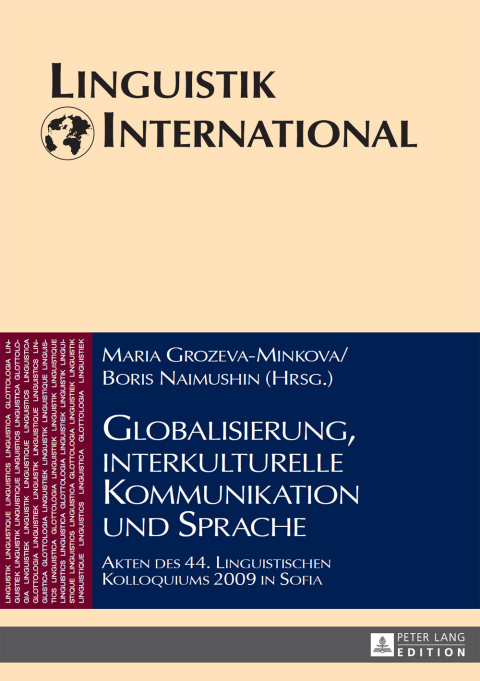 Cover image for book Globalisierung, interkulturelle Kommunikation und Sprache