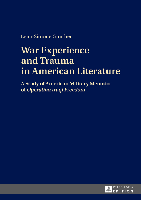 Cover image for book War Experience and Trauma in American Literature