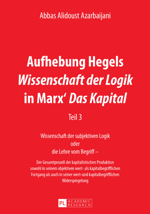 Cover image for book Aufhebung Hegels «Wissenschaft der Logik» in Marx’ «Das Kapital»