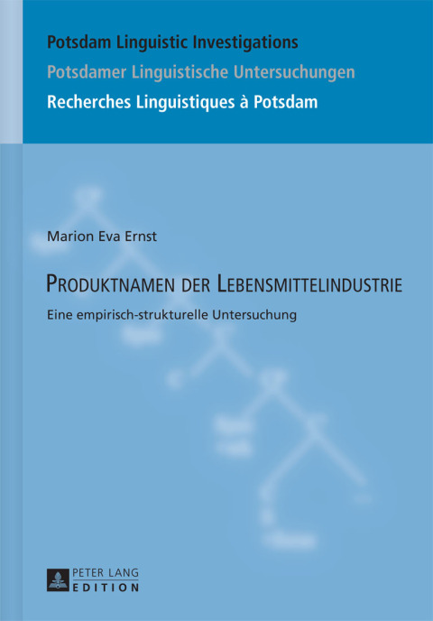 Cover image for book Produktnamen der Lebensmittelindustrie
