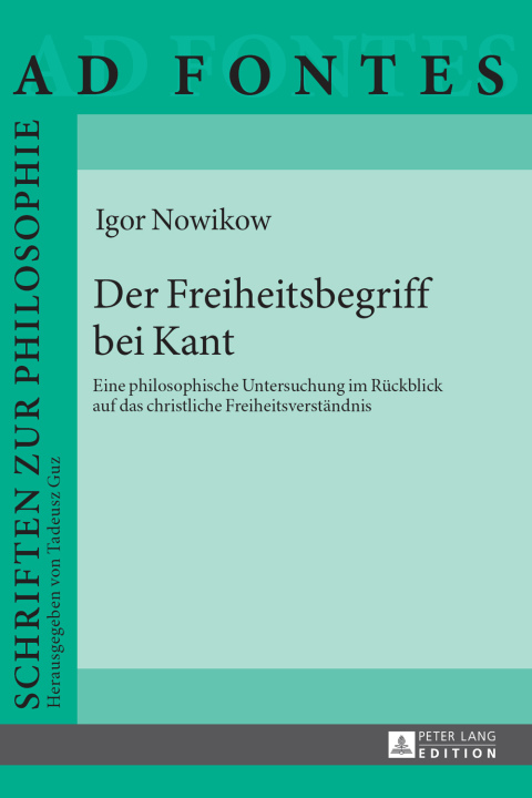 Cover image for book Der Freiheitsbegriff bei Kant