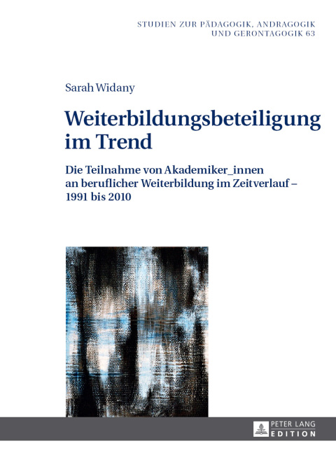 Cover image for book Weiterbildungsbeteiligung im Trend