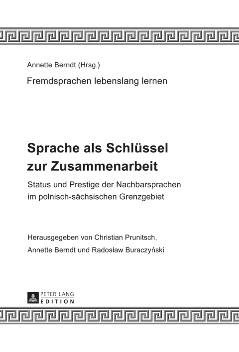 Cover image for book Sprache als Schluessel zur Zusammenarbeit