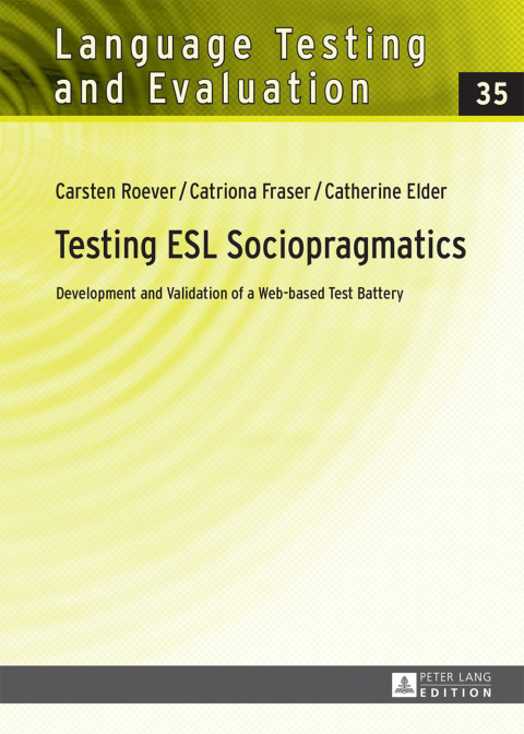 Cover image for book Testing ESL Sociopragmatics