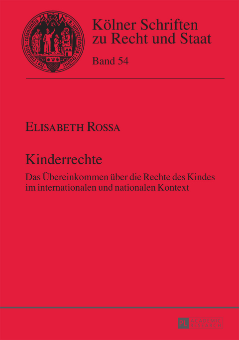 Cover image for book Kinderrechte
