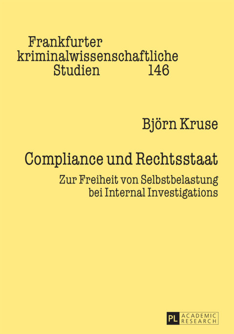 Cover image for book Compliance und Rechtsstaat