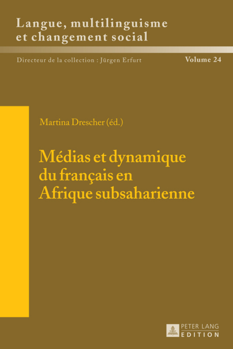Cover image for book Médias et dynamique du français en Afrique subsaharienne