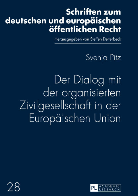 Cover image for book Der Dialog mit der organisierten Zivilgesellschaft in der Europaeischen Union