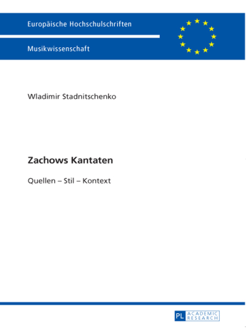 Cover image for book Zachows Kantaten