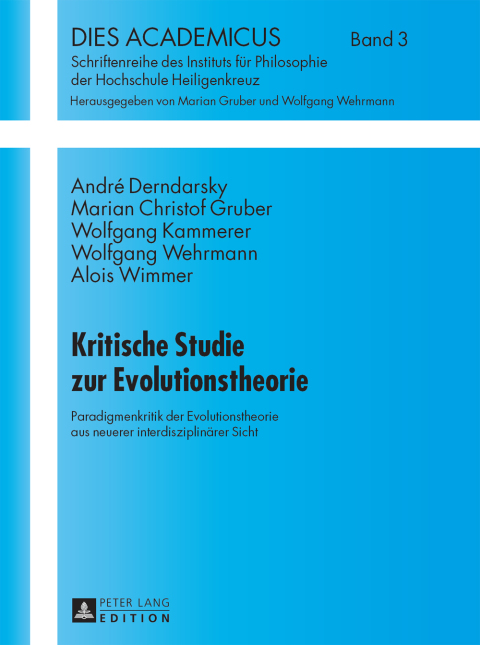 Cover image for book Kritische Studie zur Evolutionstheorie