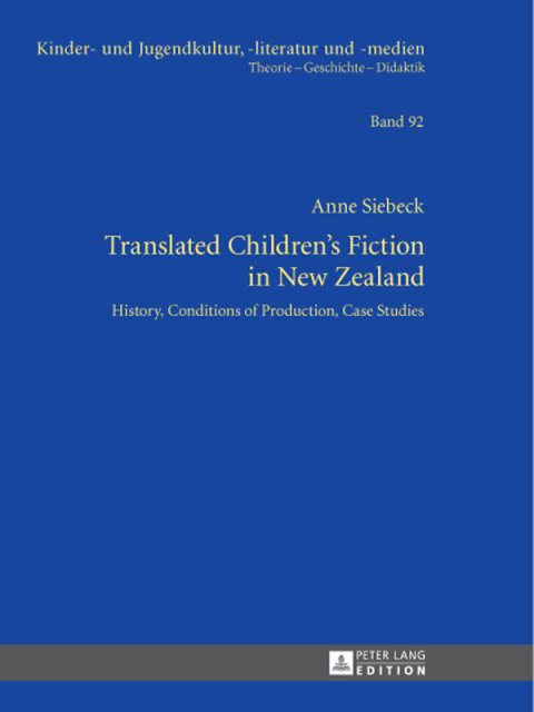 Cover image for book Translated Children’s Fiction in New Zealand