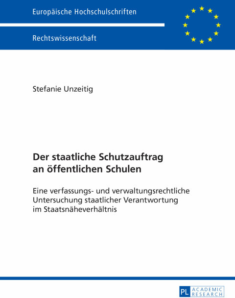 Cover image for book Der staatliche Schutzauftrag an oeffentlichen Schulen