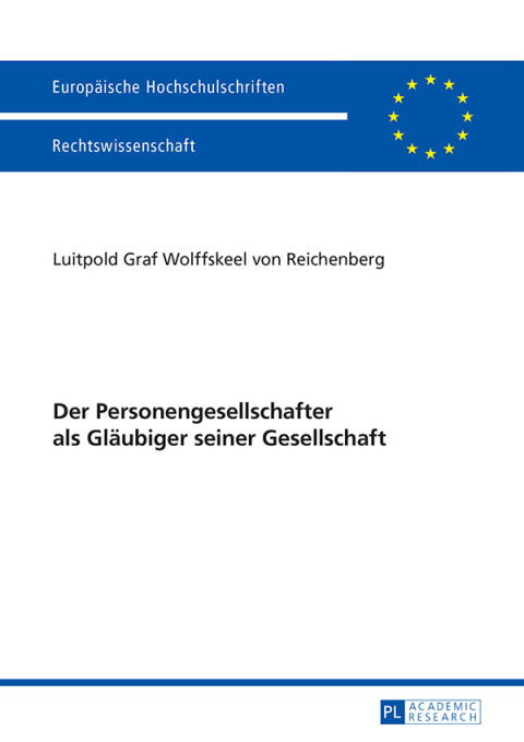 Cover image for book Der Personengesellschafter als Glaeubiger seiner Gesellschaft
