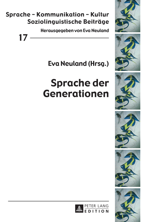 Cover image for book Sprache der Generationen
