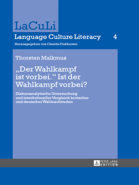 Cover image for book «Der Wahlkampf ist vorbei.» Ist der Wahlkampf vorbei?
