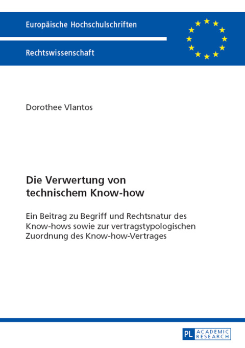 Cover image for book Die Verwertung von technischem Know-how