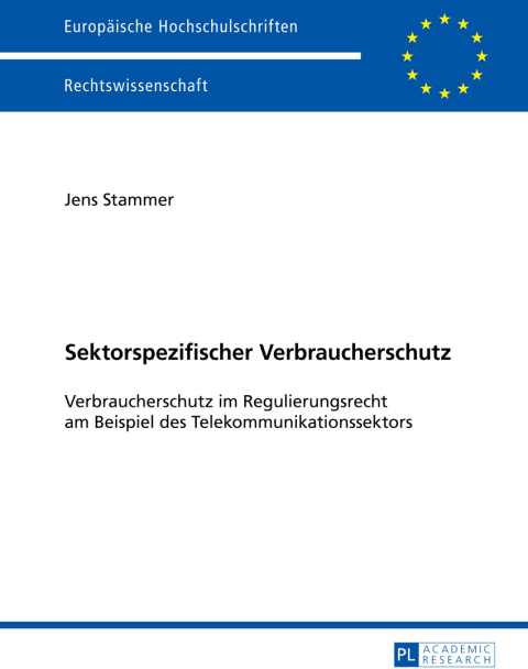 Cover image for book Sektorspezifischer Verbraucherschutz