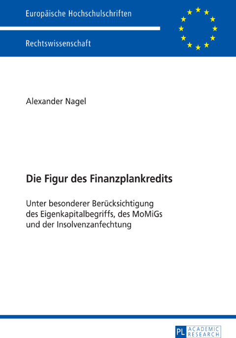 Die Figur des Finanzplankredits 