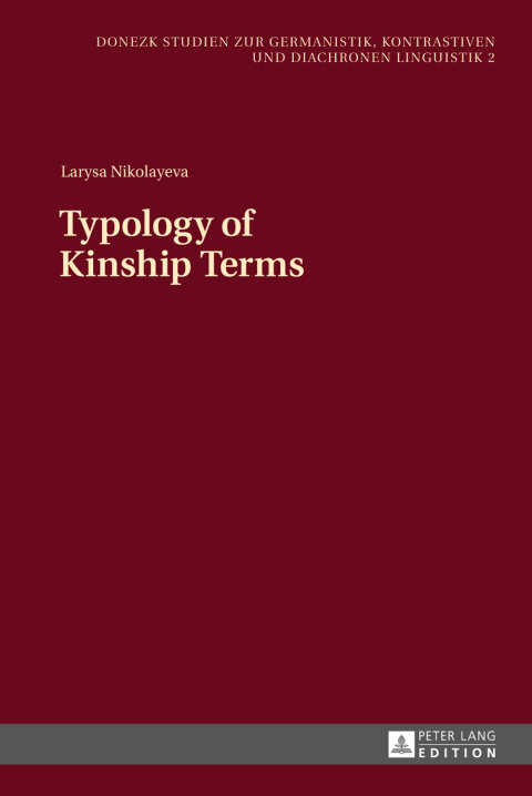 Cover image for book Typology of Kinship Terms