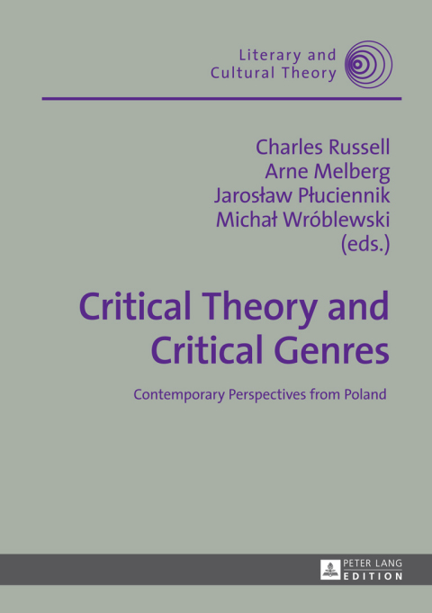Cover image for book Critical Theory and Critical Genres
