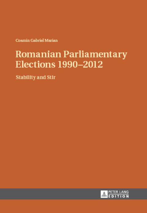 Cover image for book Romanian Parliamentary Elections 1990–2012