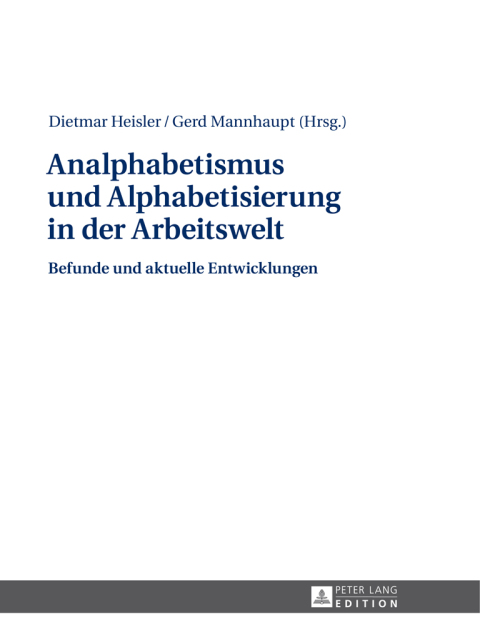 Cover image for book Analphabetismus und Alphabetisierung in der Arbeitswelt