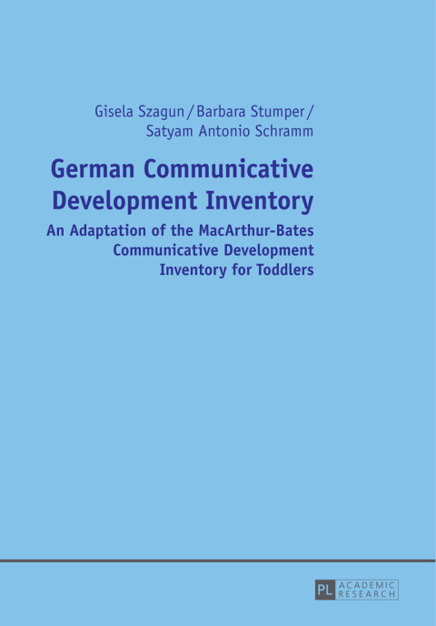 Cover image for book German Communicative Development Inventory