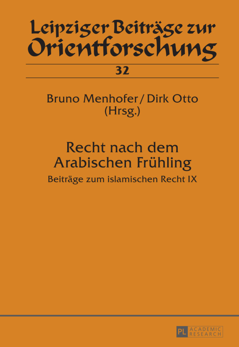 Cover image for book Recht nach dem Arabischen Fruehling