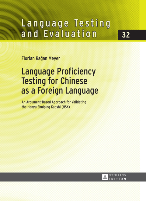Cover image for book Language Proficiency Testing for Chinese as a Foreign Language
