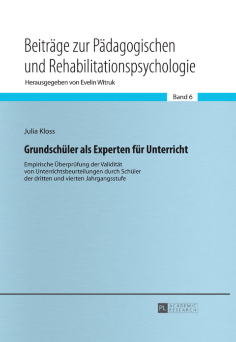 Cover image for book Grundschueler als Experten fuer Unterricht