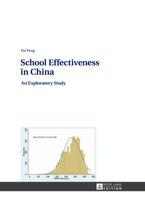 Cover image for book School Effectiveness in China