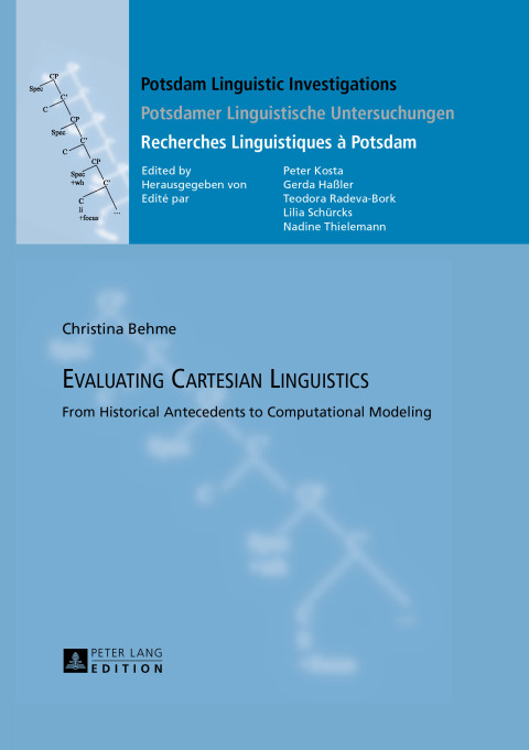 Cover image for book Evaluating Cartesian Linguistics