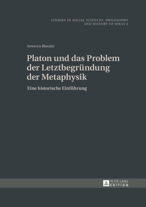 Cover image for book Platon und das Problem der Letztbegruendung der Metaphysik