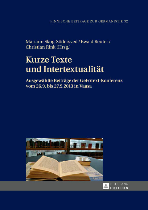 Cover image for book Kurze Texte und Intertextualitaet